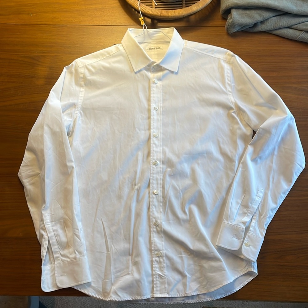 Brooklyn Tailors BKT20 Slim Fit dress shirt, white size 04